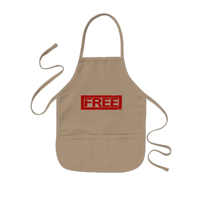 Free Stamp Kids Apron (Front)