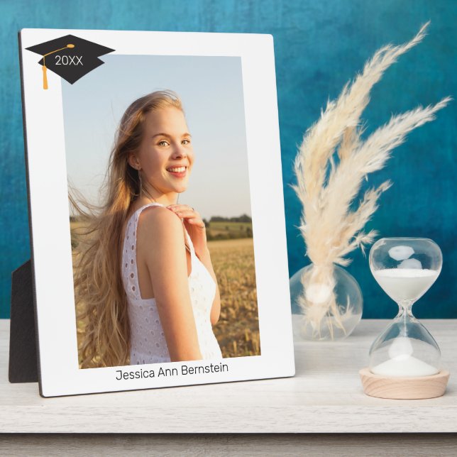 Free Standing Easel Sign Graduation Photo Plaque (Side)