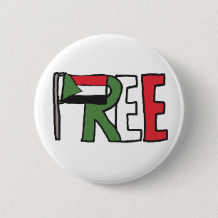 Free Sudan 6 Cm Round Badge