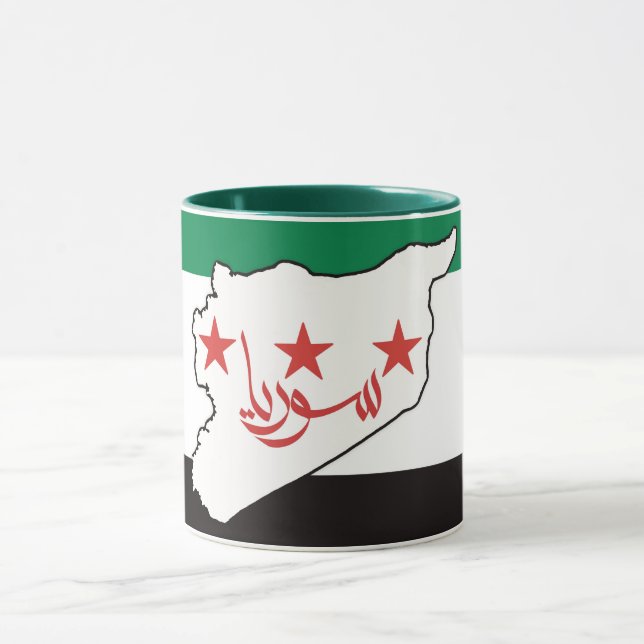 Free Syria سورية حرة Mug (Center)