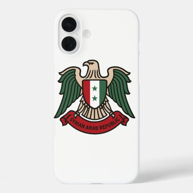 Free syria Eagle  Classic Case-Mate iPhone Case (Back)