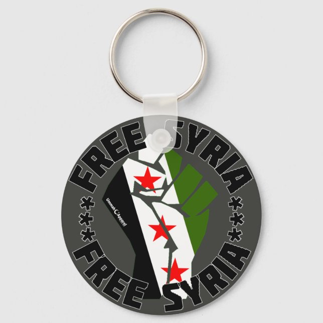 Free Syria Key Ring (Front)