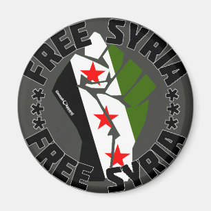 Free Syria Magnet