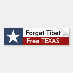 Free TEXAS Bumper Sticker
