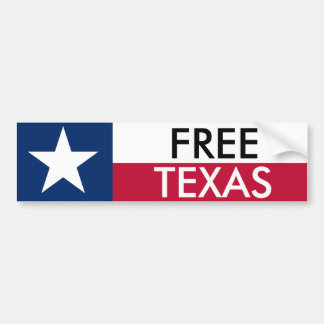 Free Texas Bumper Sticket Bumper Sticker
