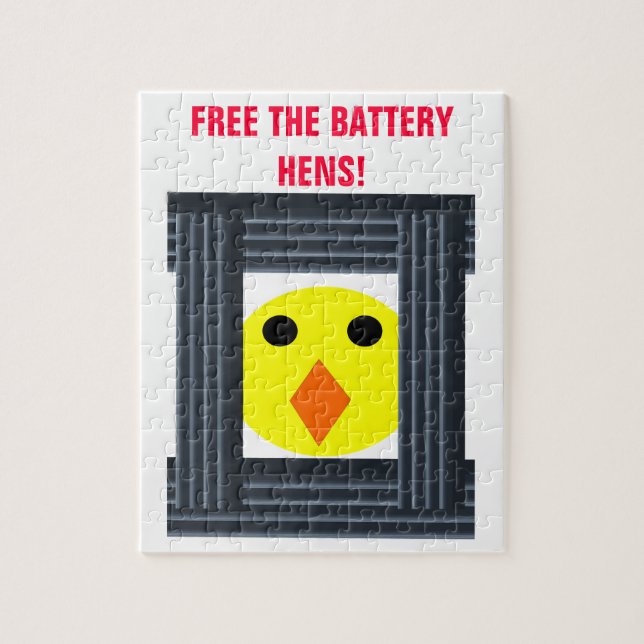 Free the Battery Hens Puzzle (Vertical)