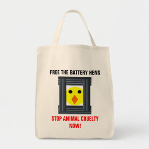 Free The Battery Hens Tote Bag