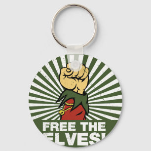 Free the elves! key ring