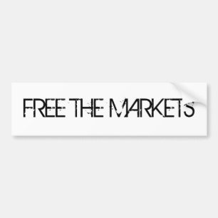 Free The Markets Bumper Sticker