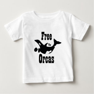 Free The Orcas Baby T-Shirt