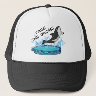 FREE THE ORCAS! TRUCKER HAT