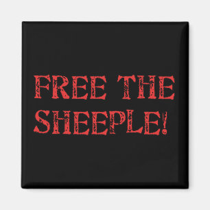 Free The Sheeple! Magnet