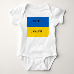 Free The Ukraine Baby Bodysuit