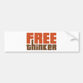 Free Thinker Bumper Sticker
