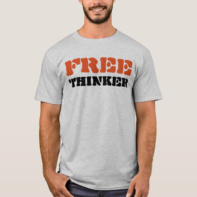 "Free Thinker" t-shirt (Front)