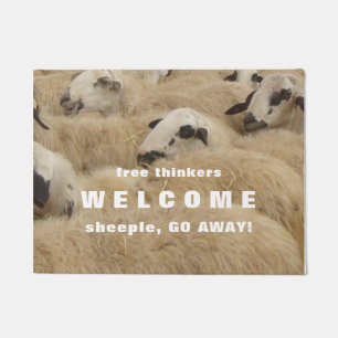 Free Thinkers Welcome Doormat