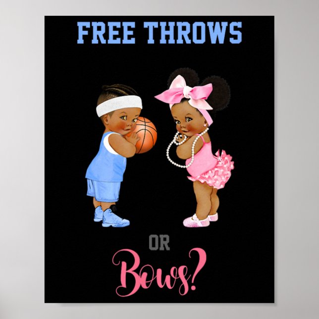 Free Throws Or Bows Bysketbyll By  Poster (Front)