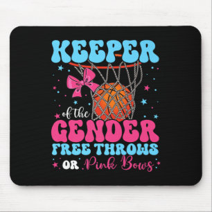 Free Throws Or Pink Bows Keeper Of The Gender Reve Mouse Pad