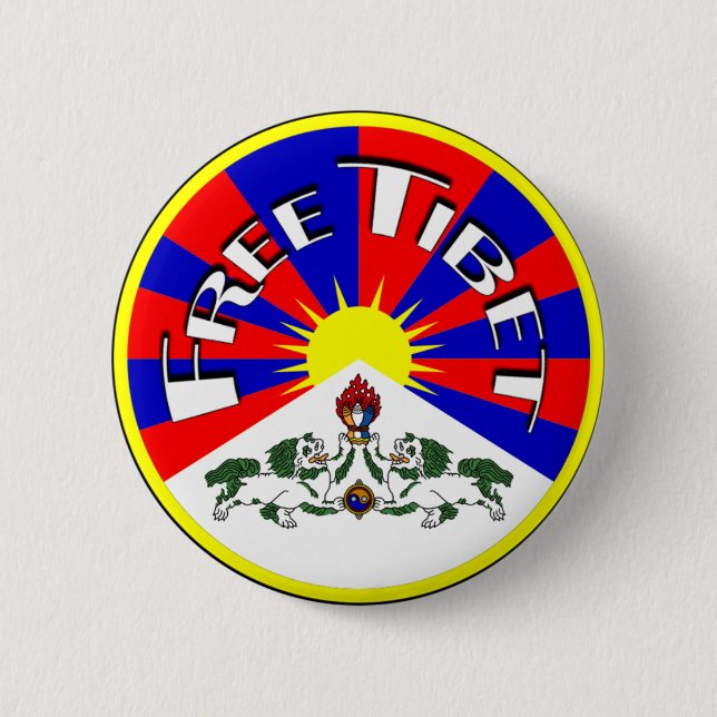 Free Tibet Badge (Front)