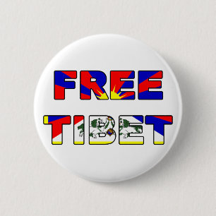 Free Tibet Button