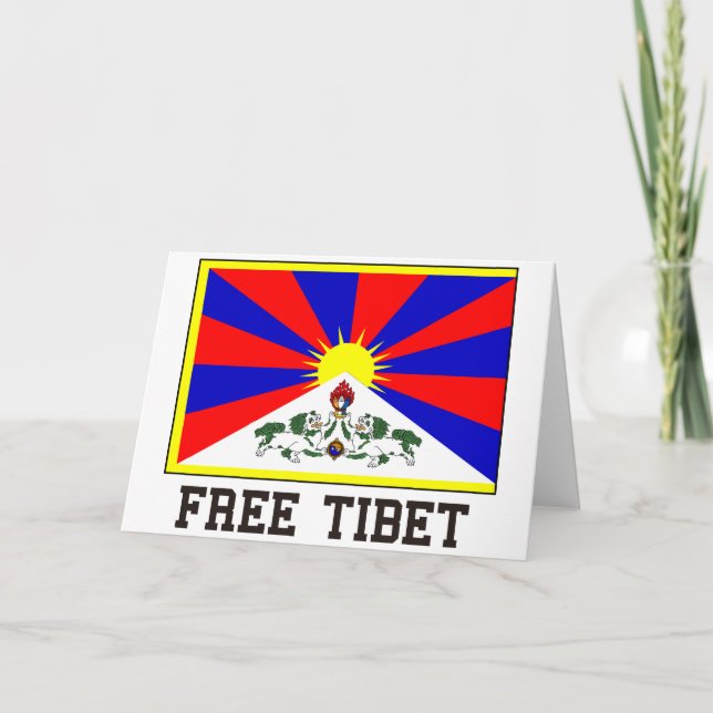 Free Tibet Card (Front)