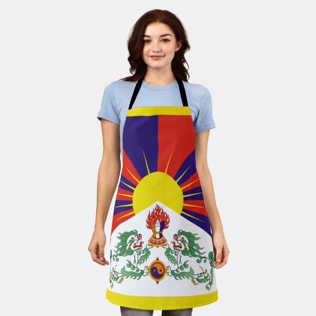 Free Tibet flag Apron (Worn)