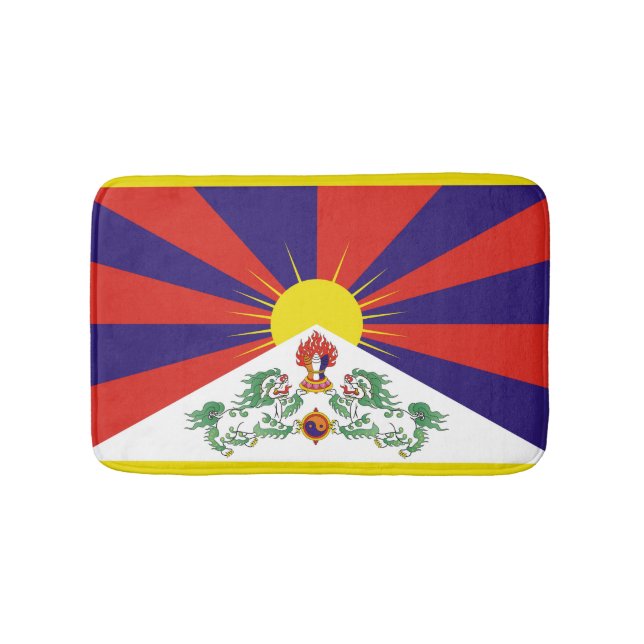 Free Tibet flag Bath Mat (Front)