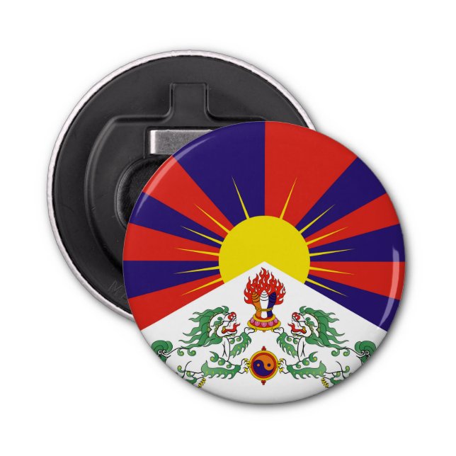 Free Tibet flag Bottle Opener (Front)