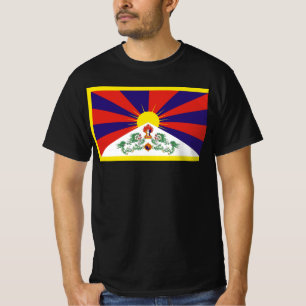 Free Tibet Flag - Tibetan Flag Buddhism  T-Shirt