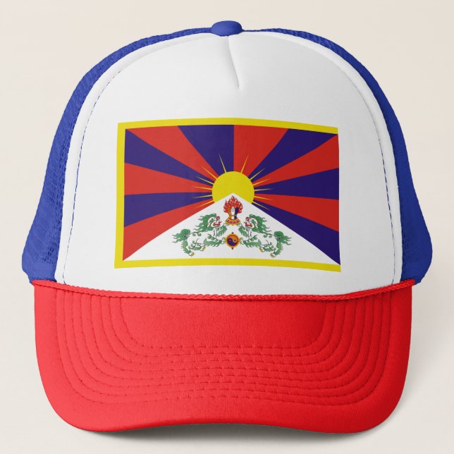 Free Tibet Flag Trucker Hat (Front)
