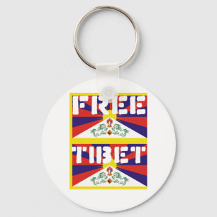 Free Tibet! Key Ring