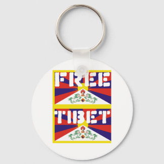 Free Tibet! Key Ring