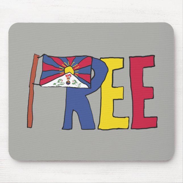 Free Tibet Mouse Pad (Front)