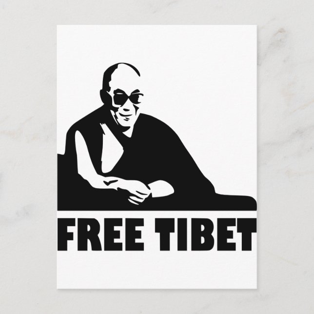 Free Tibet Postcard (Front)