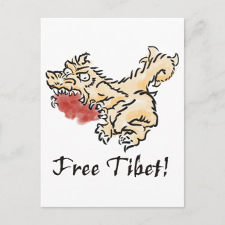 Free Tibet! Postcard
