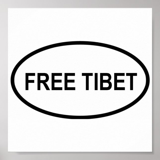 Free Tibet Poster (Front)