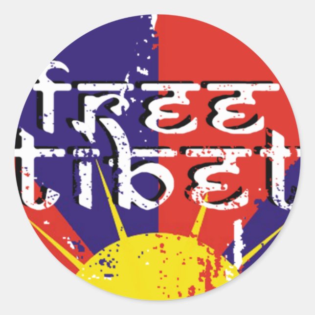 FREE TIBET STICKER (Front)