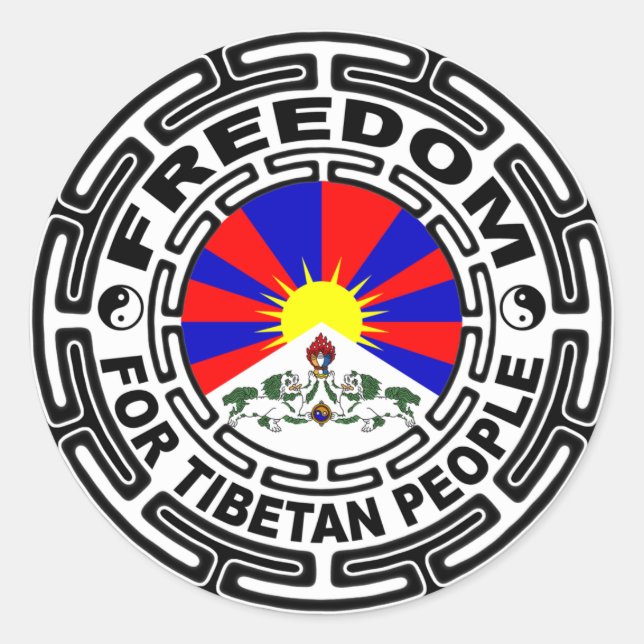 Free Tibet Sticker (Front)