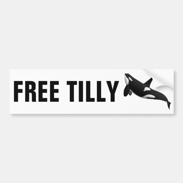 Free Tilly Bumper Sticker (Front)
