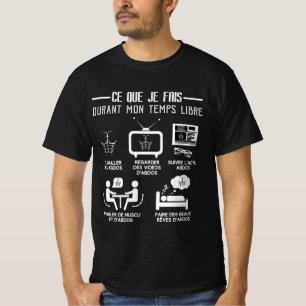 Free Time Abdos Musculation T-Shirt