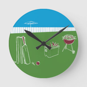 Free TIme Cricket Wall Clock