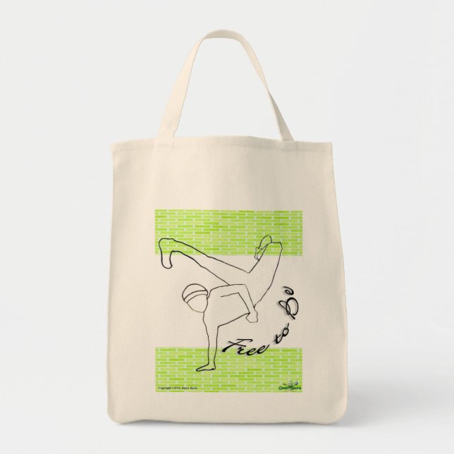 Free to Be: B-Boy Tote Bag (Front)
