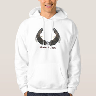 FREE TO BE Flying Bald Eagles Hoodie