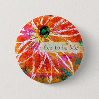 Free to Be Me Decorative Button