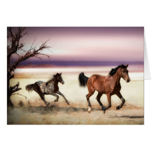 FREE TO BE WILD RUNNING HORSES