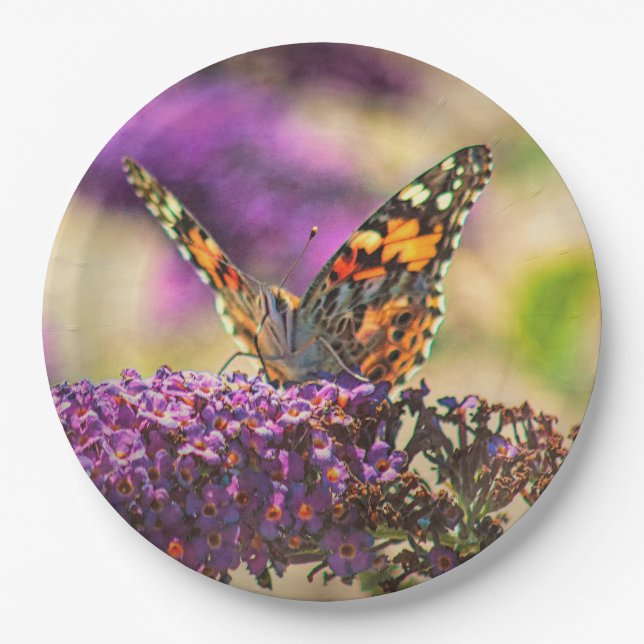 Free To Fly Paper Plate (Front)