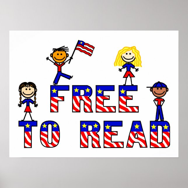 Free to Read w Kids Posters (Front)