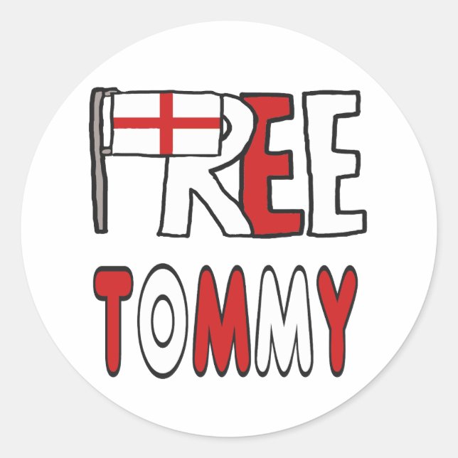 Free Tommy Classic Round Sticker (Front)
