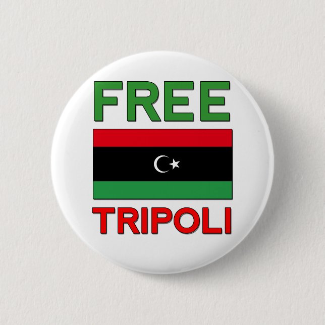Free Tripoli 6 Cm Round Badge (Front)