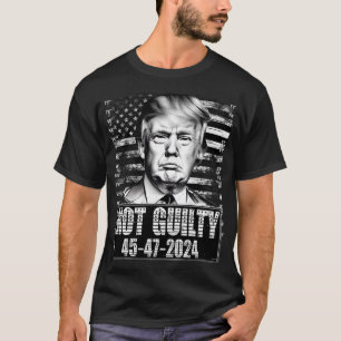 Free Trump 2024 Not Guilty Pro Republican T-Shirt